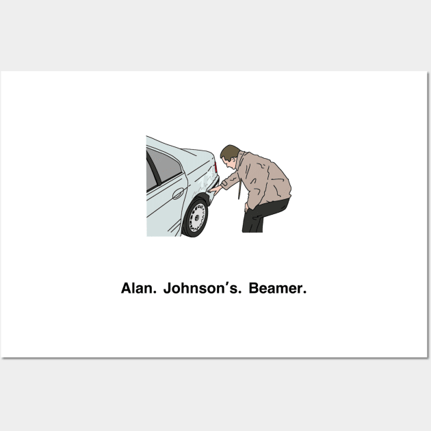 Peep Show Alan Johnson Beamer Wall Art by tommytyrer